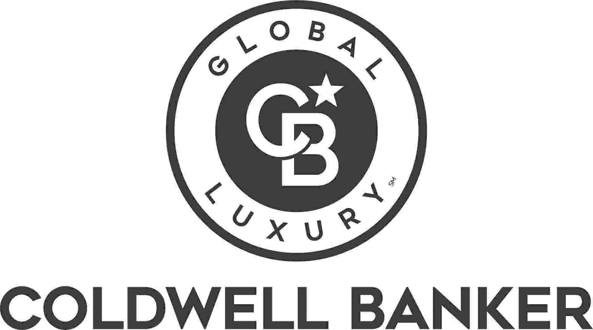 A black and white logo of the company caldwell bank.